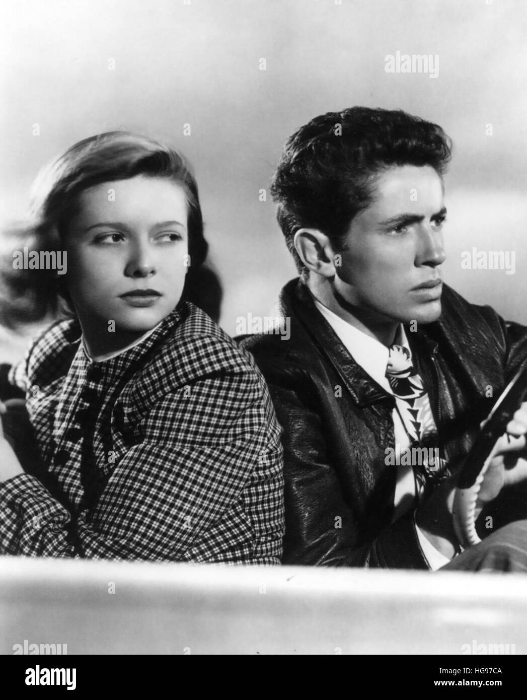 Essi vivono di notte 1948 RKO Radio Pictures film noir con Cathy O'Donnell e Farley Granger Foto Stock