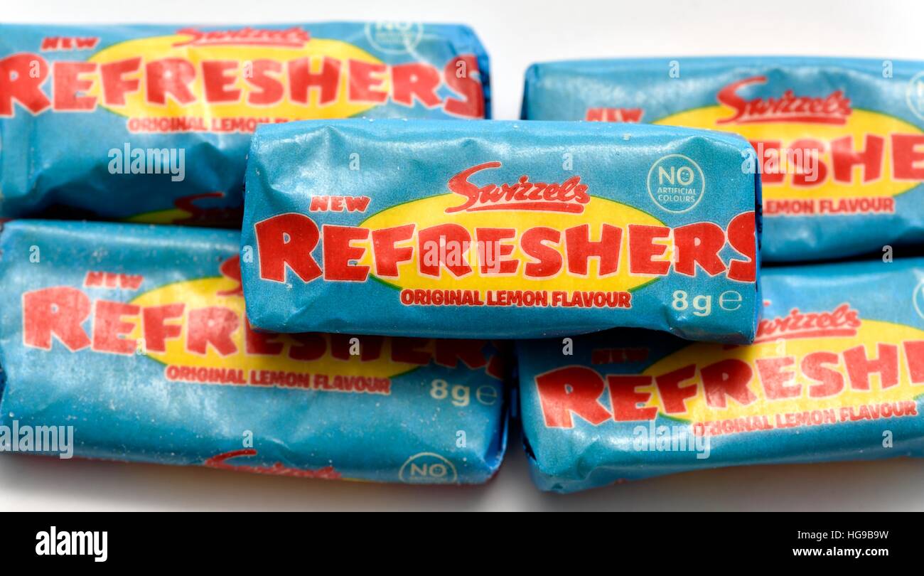 Swizzels Matlow nuovo rinfrescare i fragranti dolci. Foto Stock