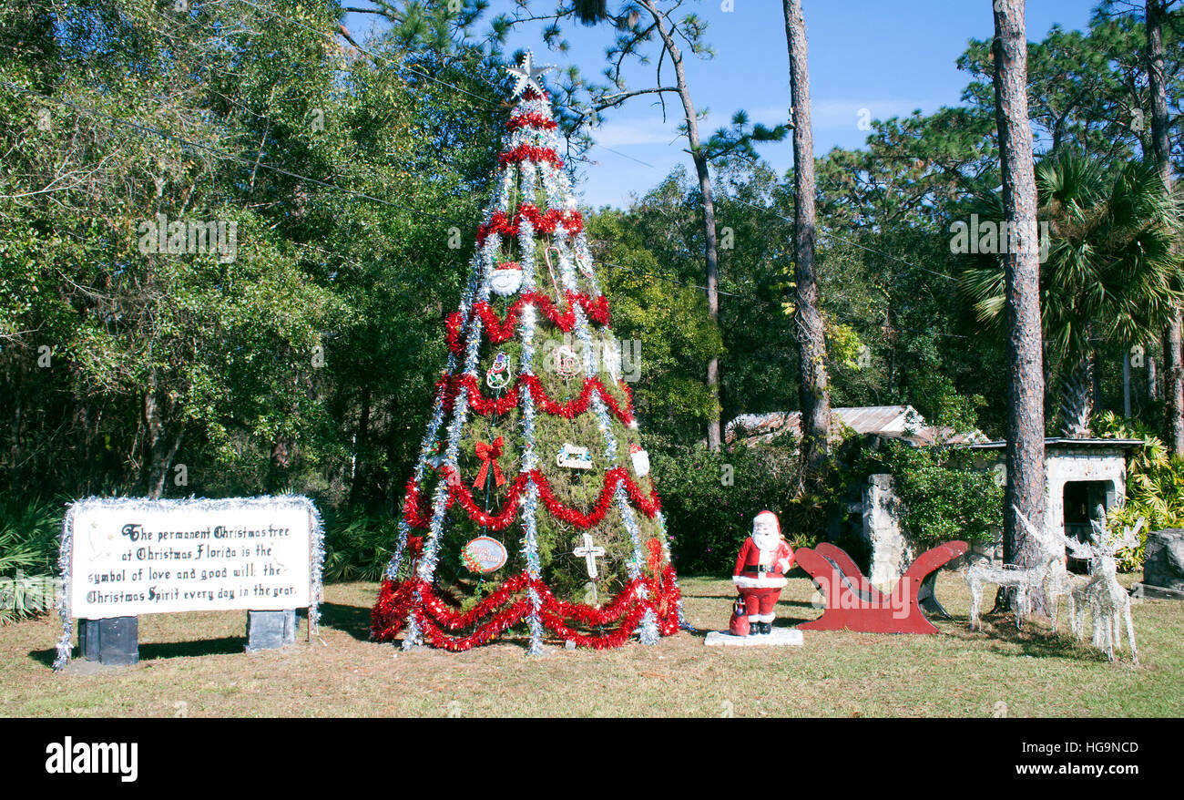 Presepe di Natale Florida Foto Stock
