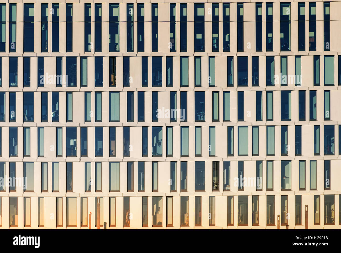 Moderno edificio facciata - Fondo di architettura Foto Stock