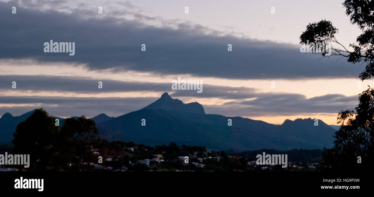 Mt avvertimento, Murwillumbah, NSW, Australia Foto Stock