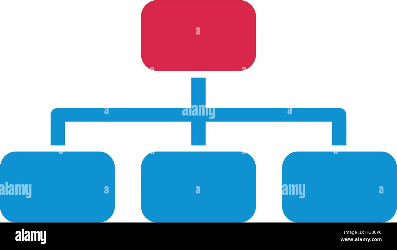 Organigramma Illustrazione Vettoriale