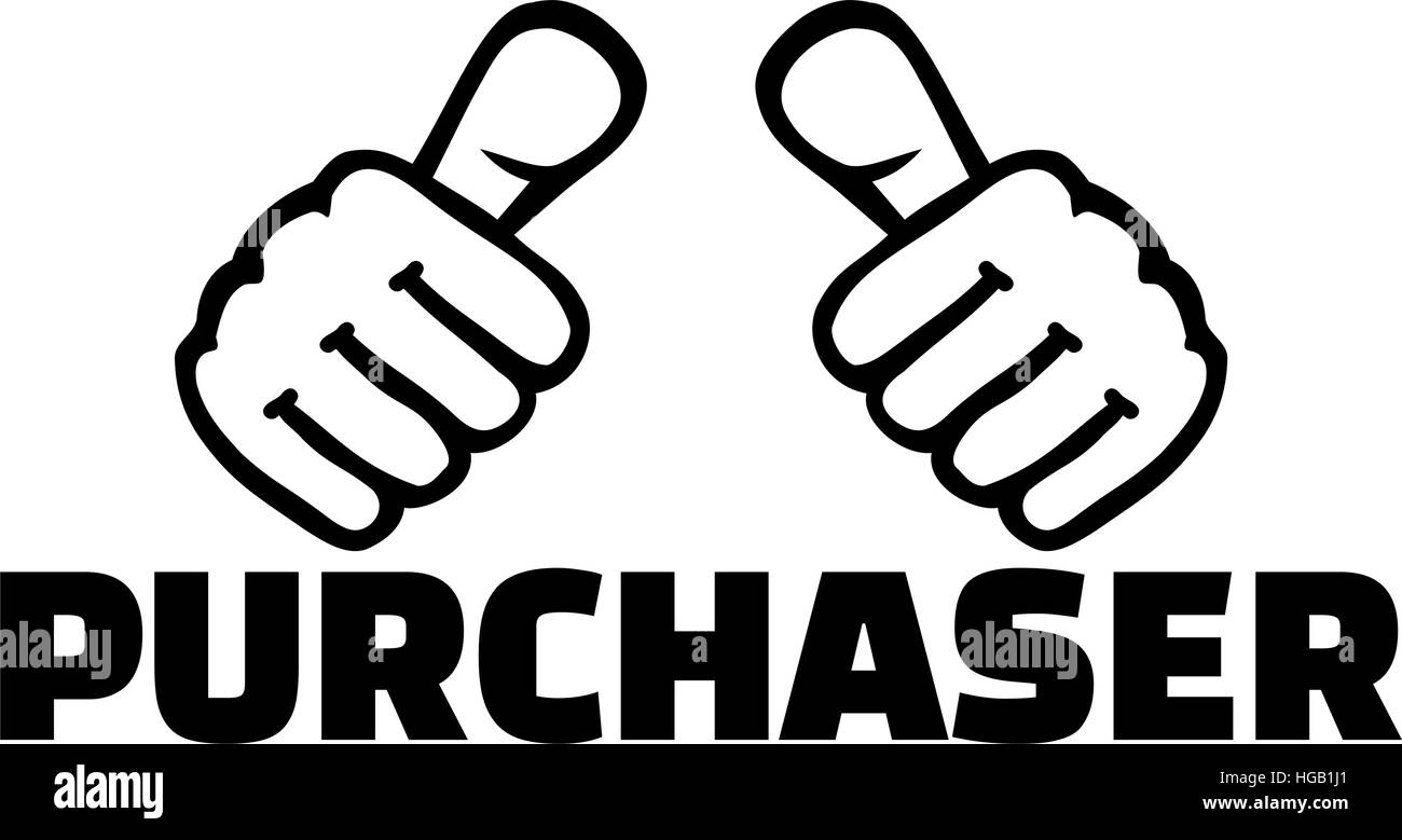 Acquirente con il pollice. T-Shirt Design. Illustrazione Vettoriale