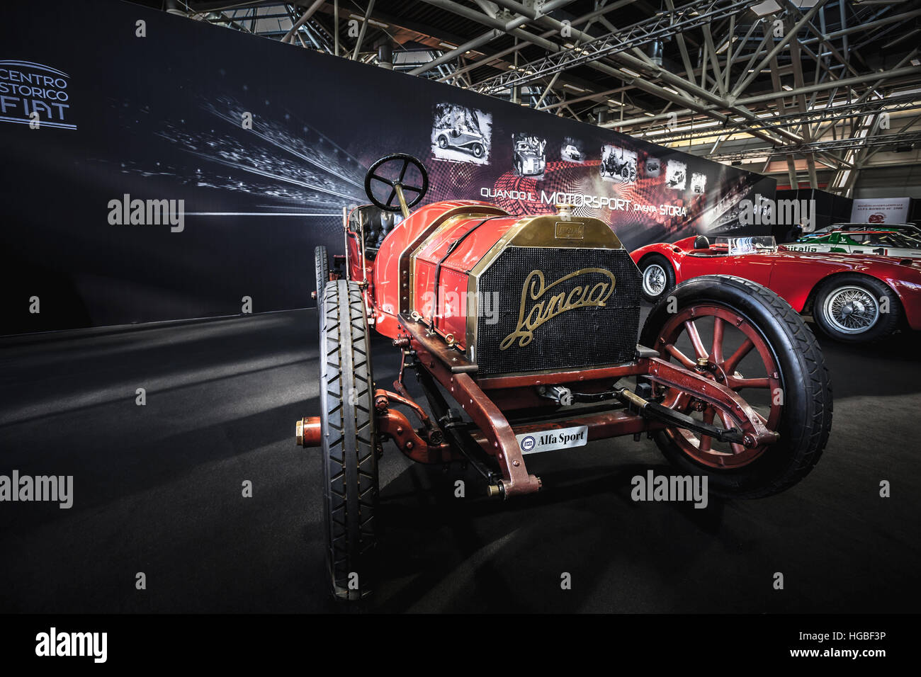 L'Italia, il Motor Show di Bologna 2016, Lancia Alfa 12 HP, la prima vettura realizzata da Lancia Foto Stock