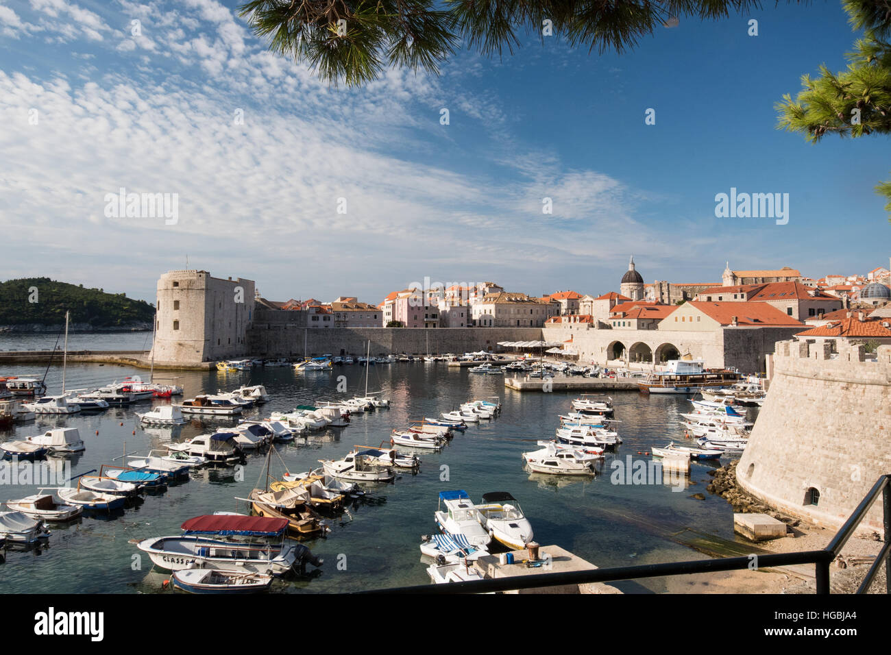 Porto di Dubrovnik, Croazia, Europa Foto Stock