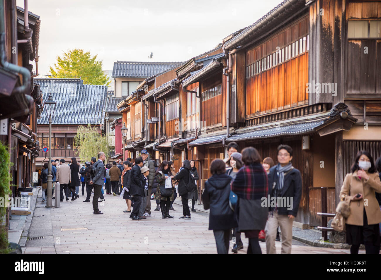 Higashi Chaya District, Kanazawa City, Ishikawa Prefettura, Giappone Foto Stock