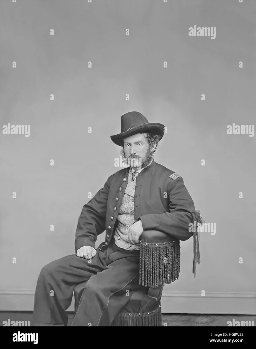 Il capitano edward P. Doherty ritratto, circa 1861-1865. Foto Stock