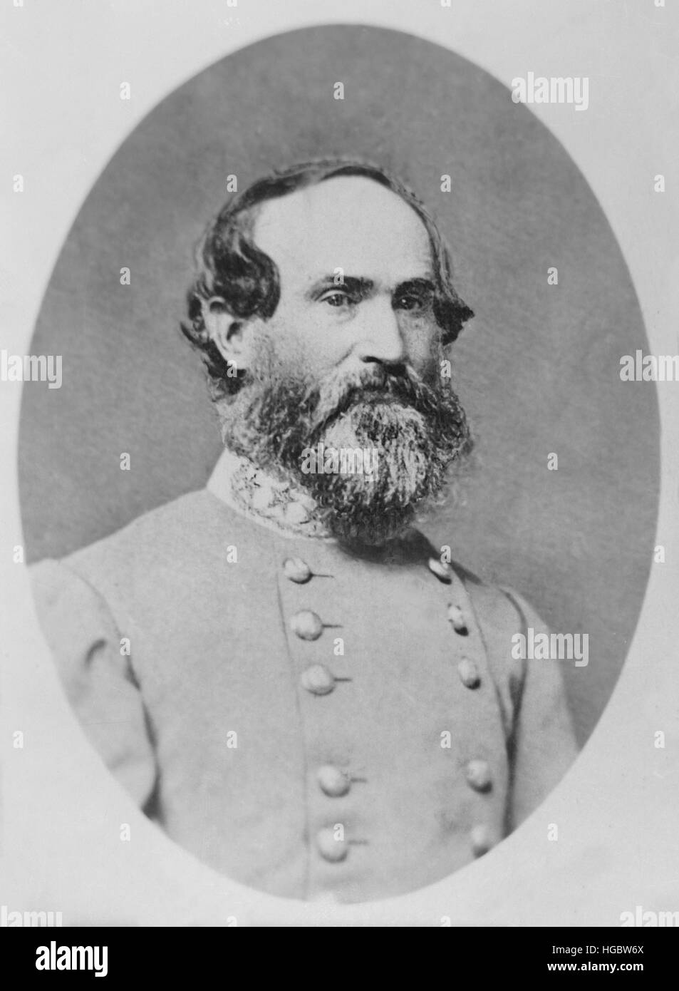 Ritratto del generale confederato Jubal presto. Foto Stock