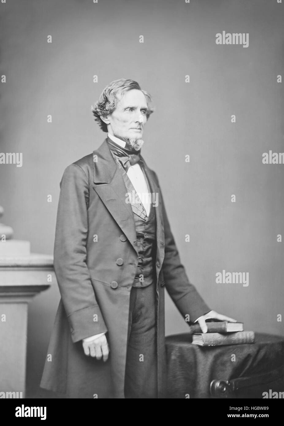 Finis Jefferson Davis, presidente degli Stati Confederati d'America. Foto Stock