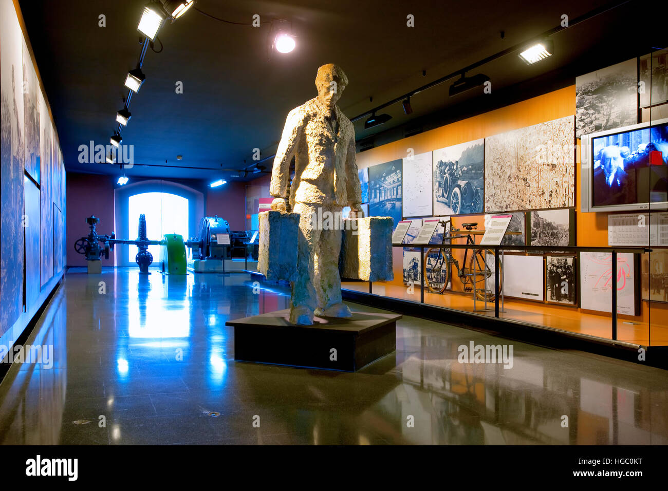 La storia del museo di Catalunya, Barcelona Foto Stock