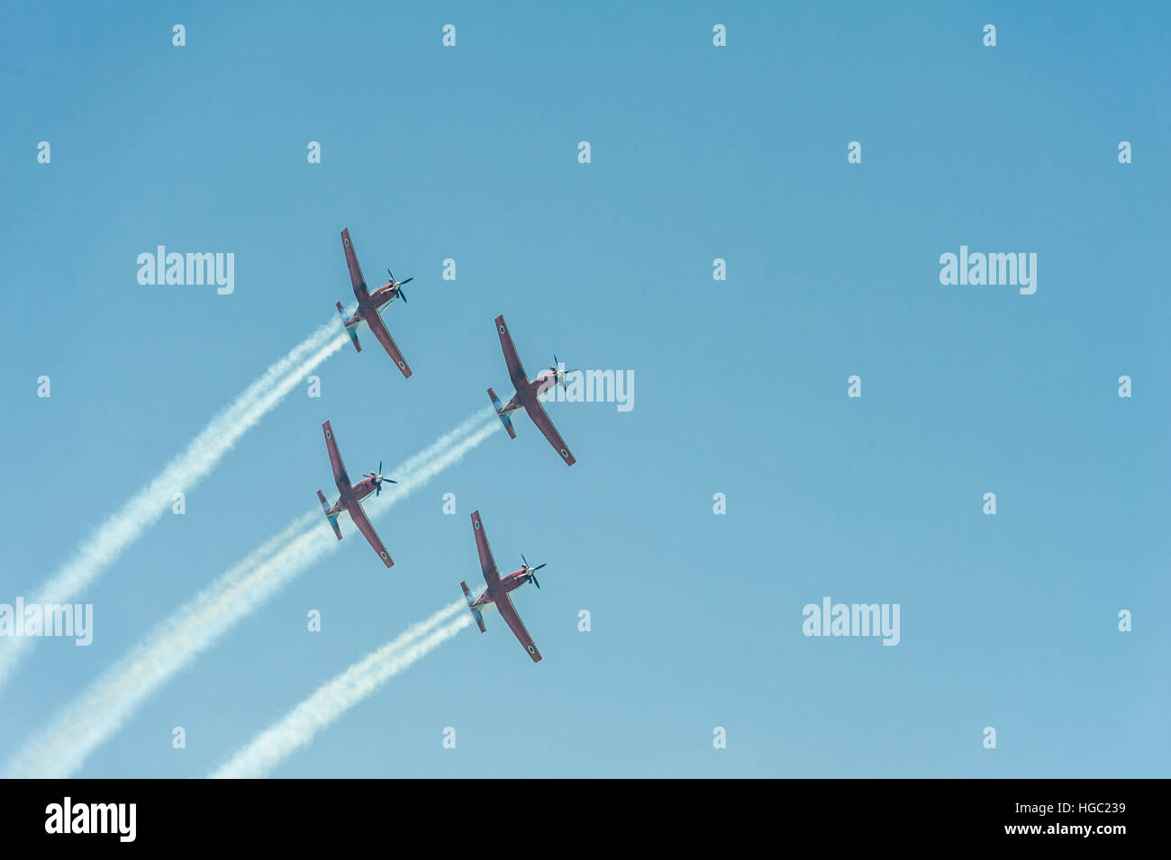 Yom haatsmaout, giorno di indipendenza, Israele 2016 airshow, Foto Stock