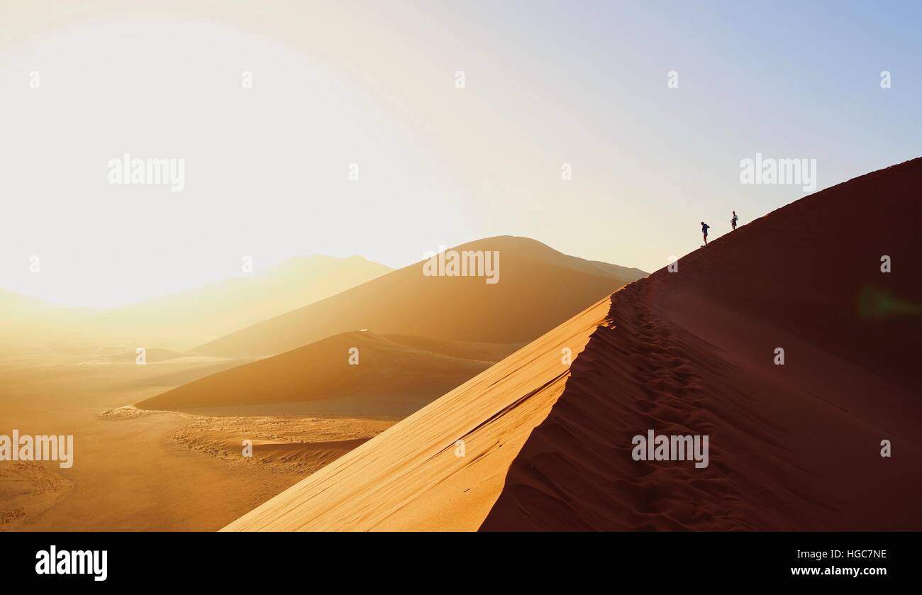 Sunrise, Dune 45, Namib Desert Foto Stock