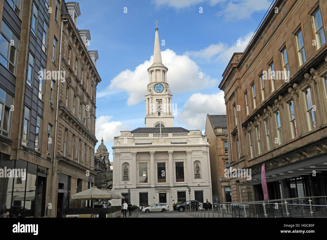 Ospedale Hutcheson, edificio, Ingram St, mercante, città, Centre, Hutcheson Street, Glasgow, Scozia, Regno Unito, G1 1SJ Foto Stock