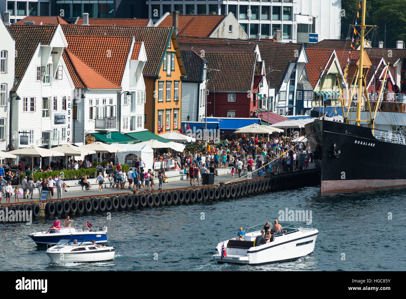 Stavanger dal mare. Norvegia, Scandinavia, Europa. Foto Stock