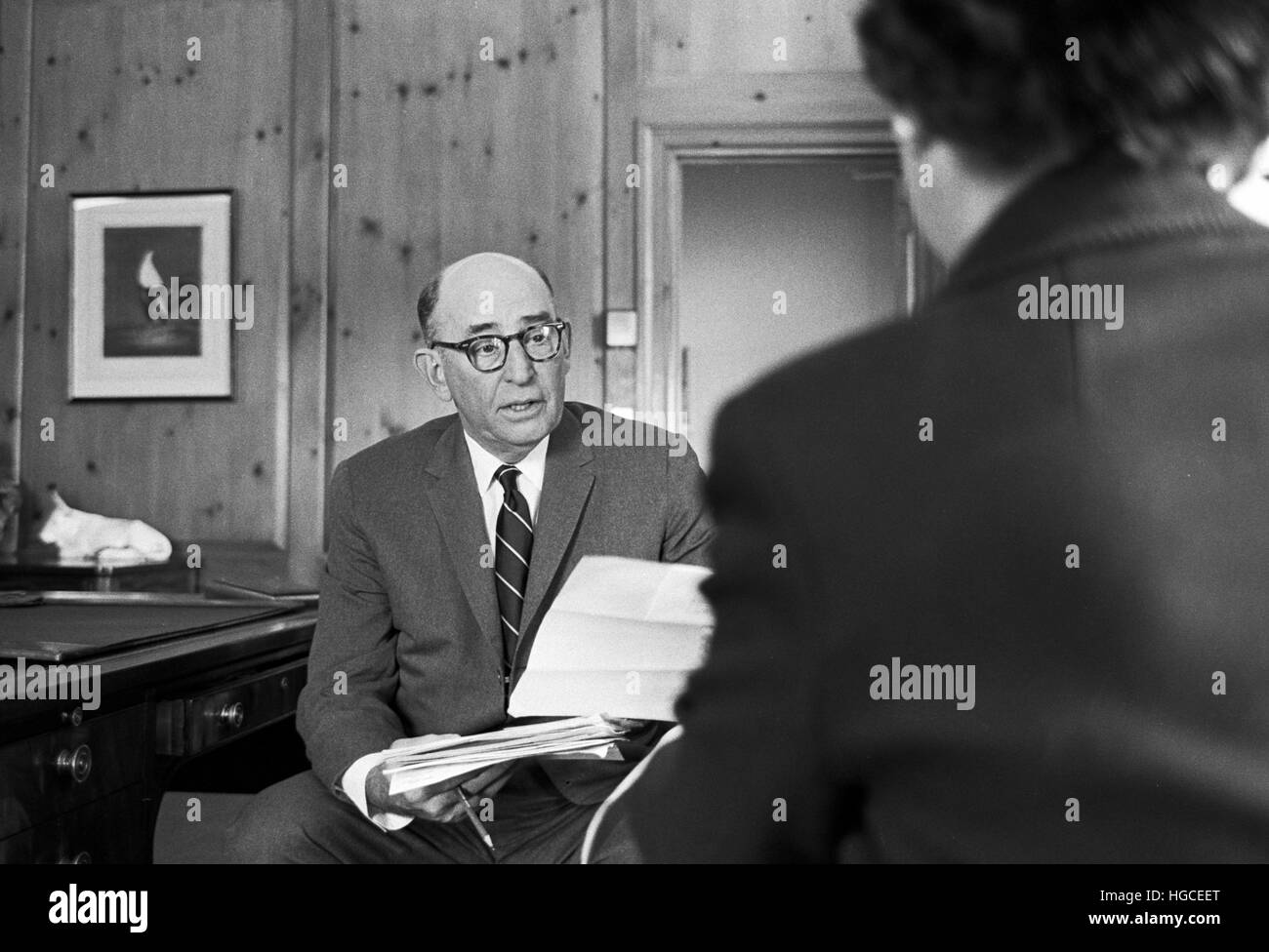 Charles G. Mortimer, che ha servito come CEO di alimenti in generale dal 1954 al 1965. Questa fotografia è stata presa nel 1964. Foto Stock