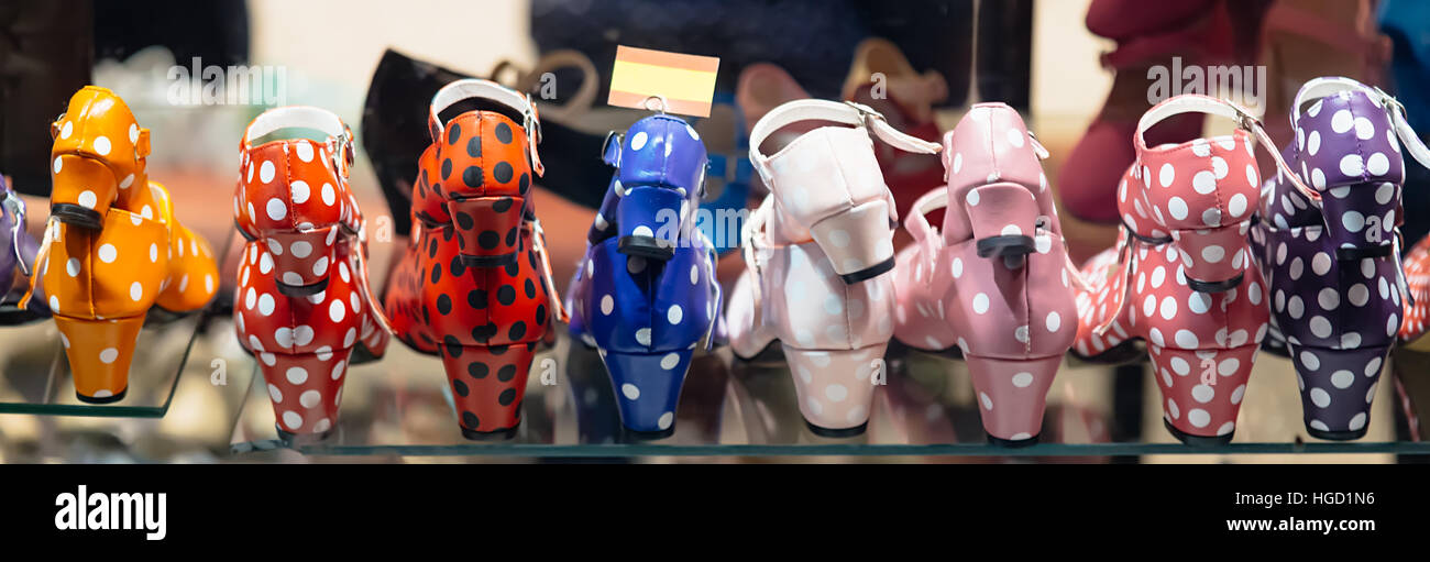 Flamenco scarpe da ballo Foto Stock