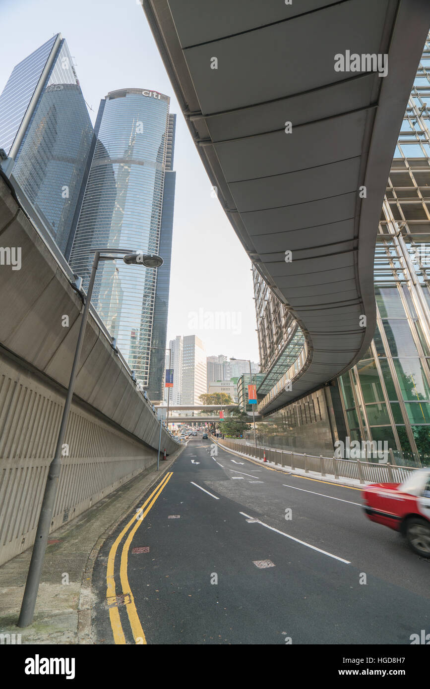 Hongkong central Foto Stock