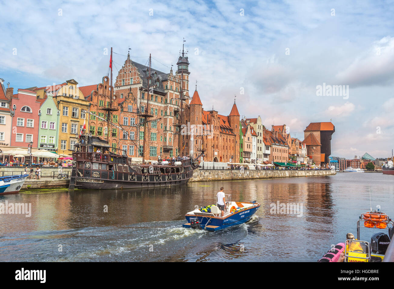 Città Vecchia di Danzica Città Foto Stock