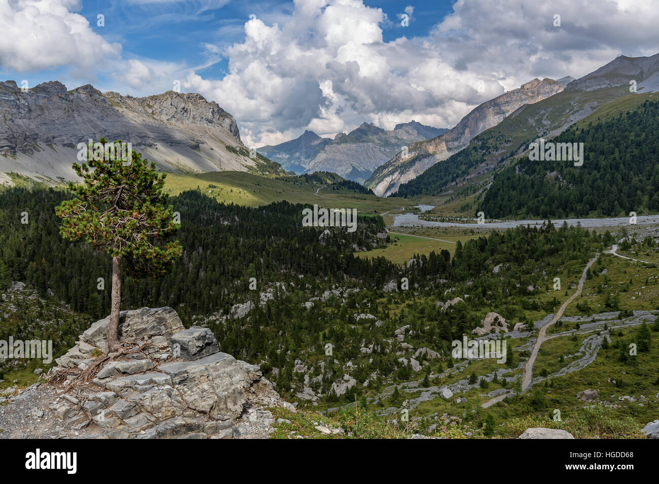 Alpen, Berge Foto Stock