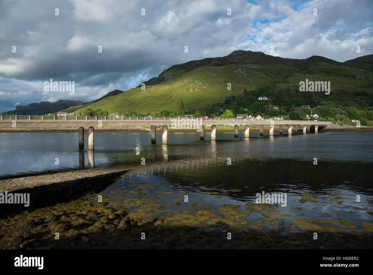 La Scozia, Kyle of Lochalsh, Skye Bridge Foto Stock