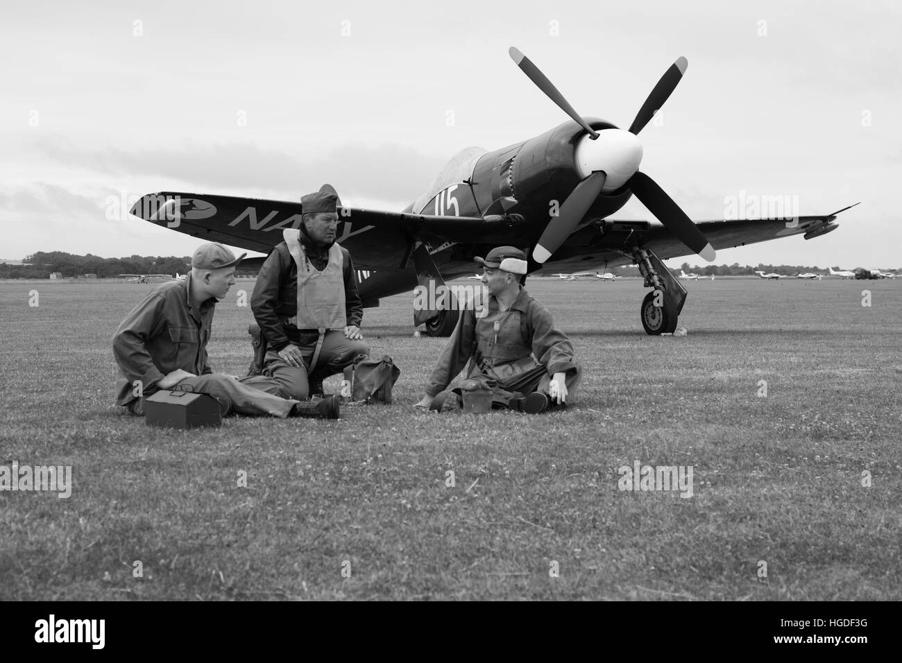 Bearcat WWll degli aerei da caccia Foto Stock