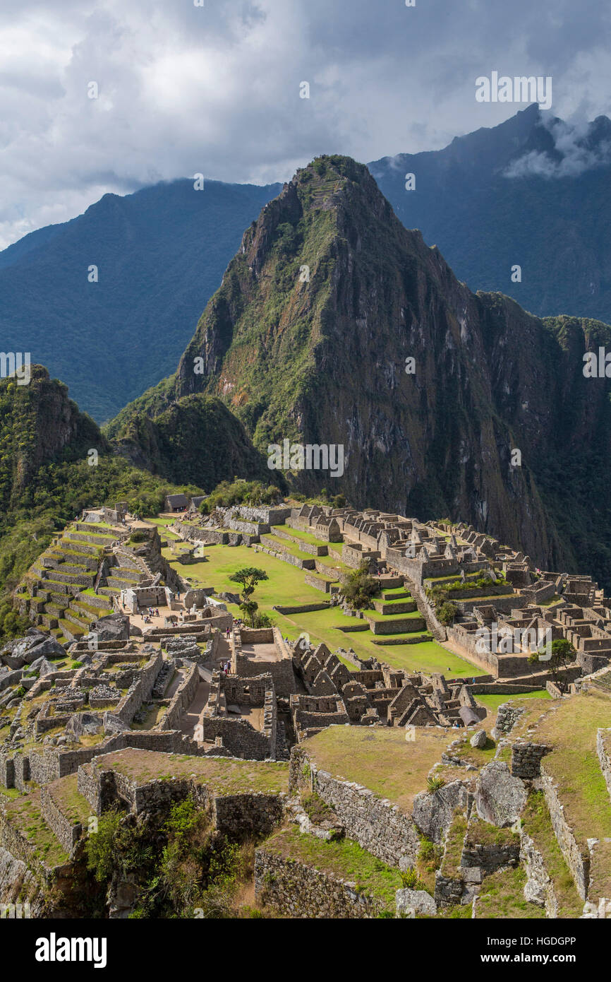 Sito Inca di Machu Picchu, Foto Stock