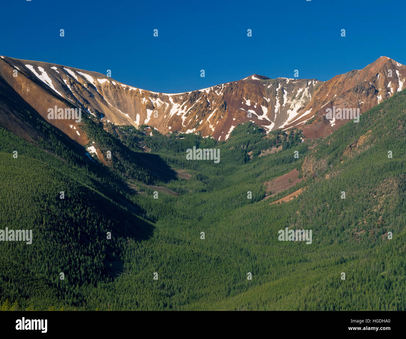 Highland montagne a sud di butte, montana Foto Stock