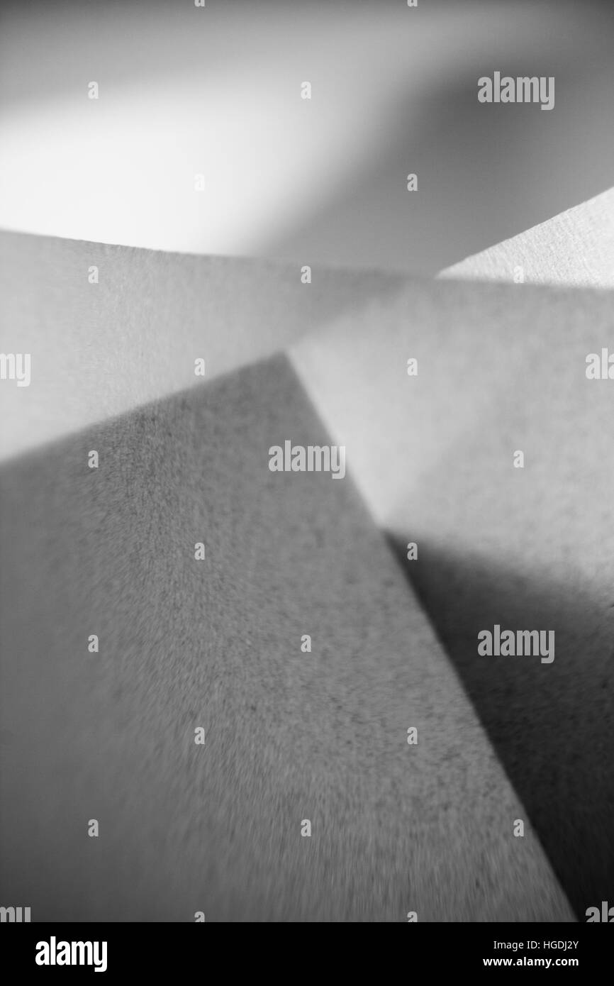 Extreme close-up di forme astratte da utilizzare come sfondo neutro Foto Stock