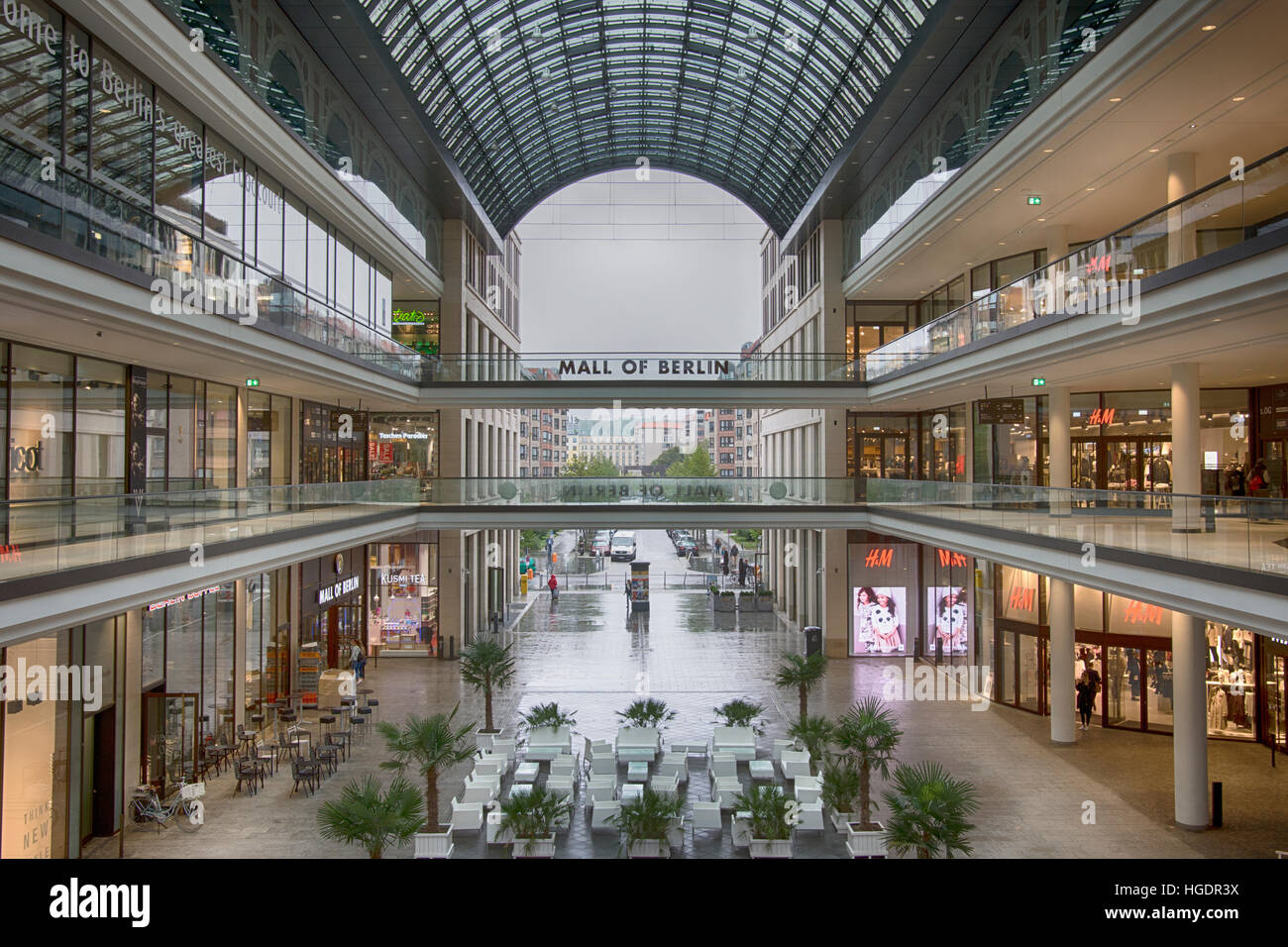 Il centro commerciale di Berlino Foto Stock