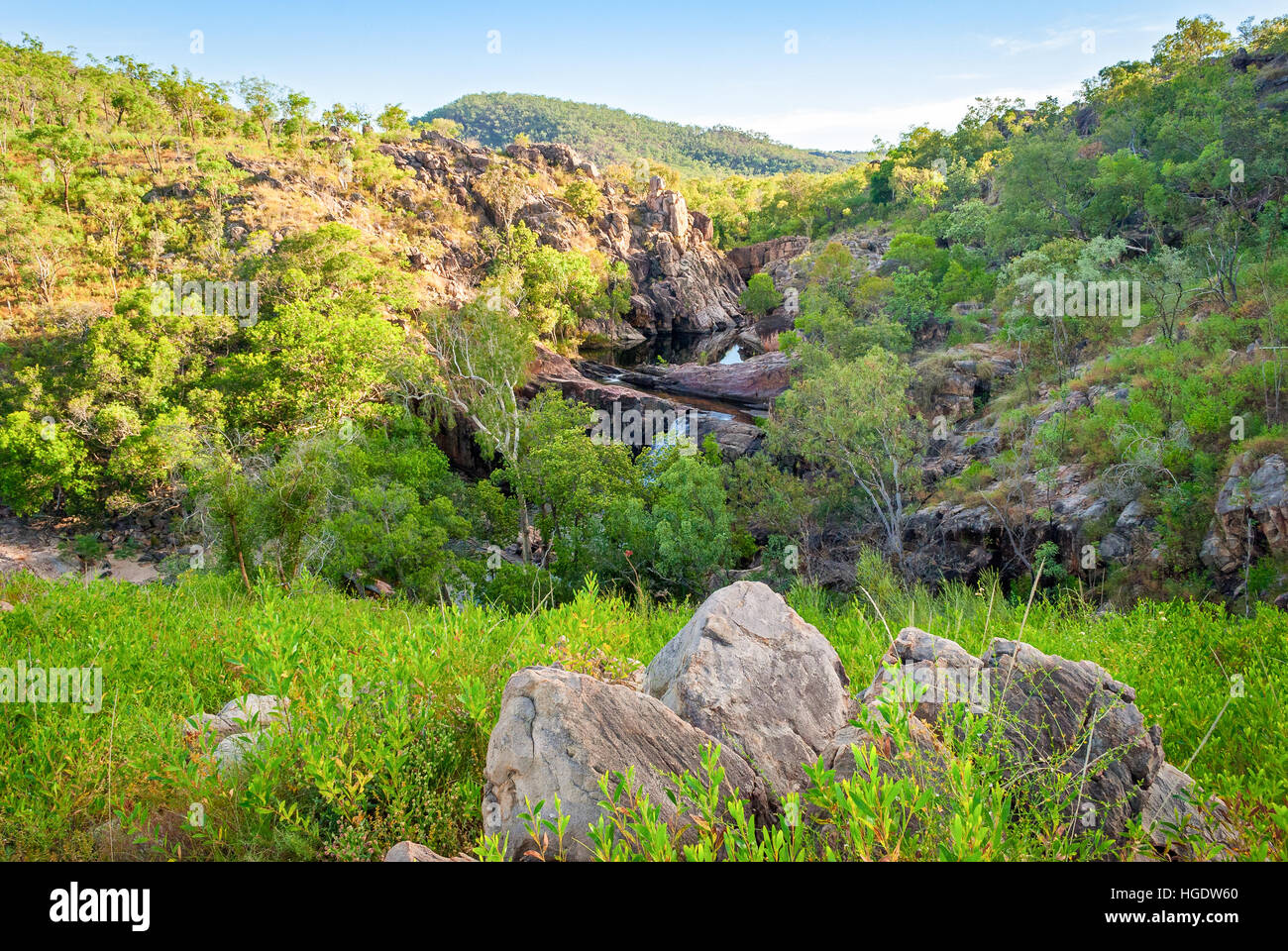 Kakadu National Park (Territorio del Nord Australia) paesaggio vicino Gunlom lookout Foto Stock