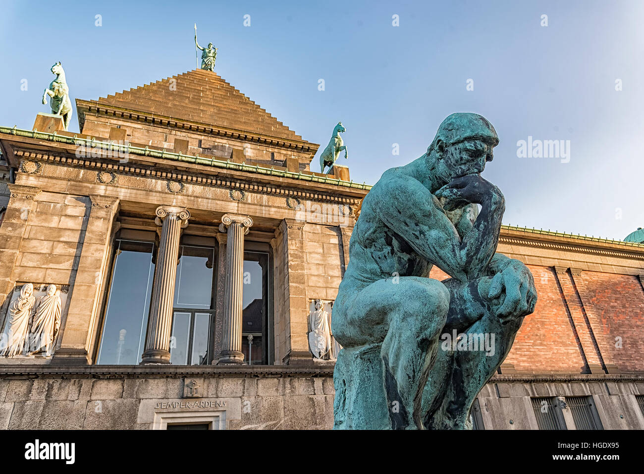 La Ny Carlsberg Glyptotek è un museo di arte di Copenhagen, Danimarca. Foto Stock