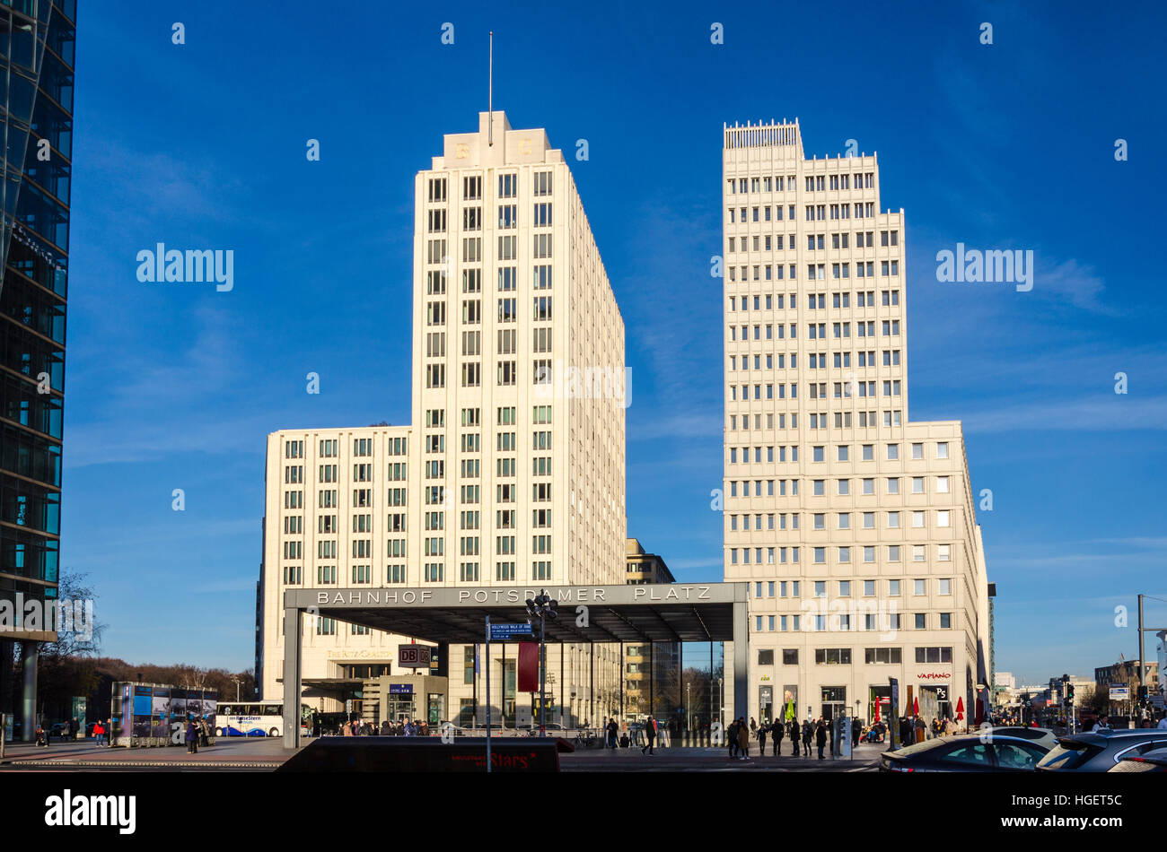Centro Beisheim, Potsdamer Platz, Berlin, Germania Foto Stock