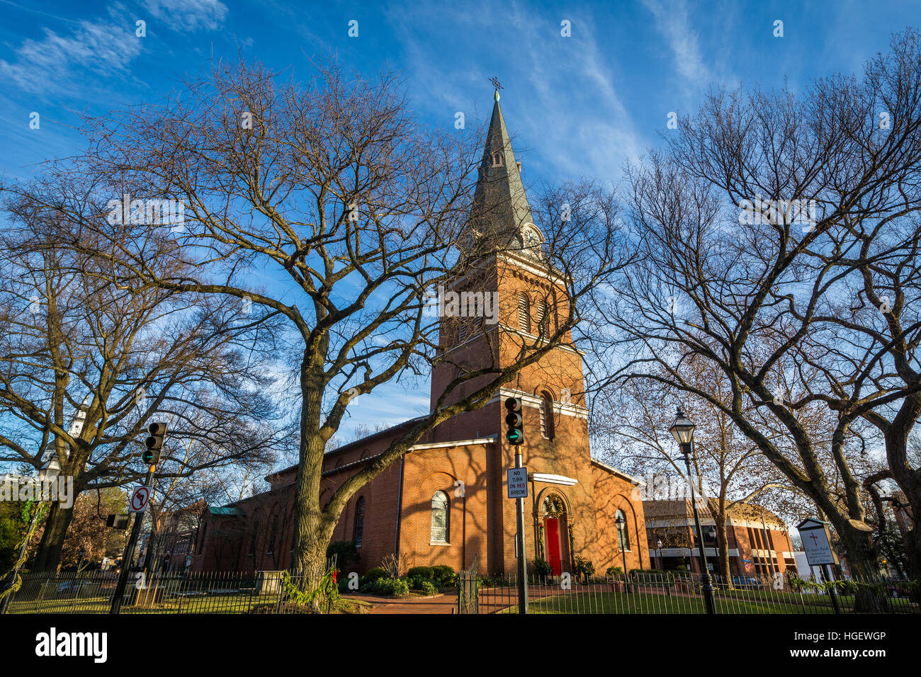Sant'Anna parrocchia, in Annapolis, Maryland. Foto Stock