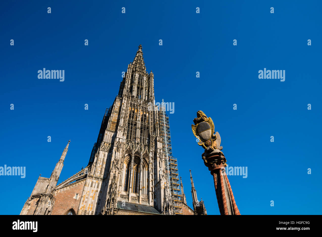 Cattedrale di Ulm, Foto Stock