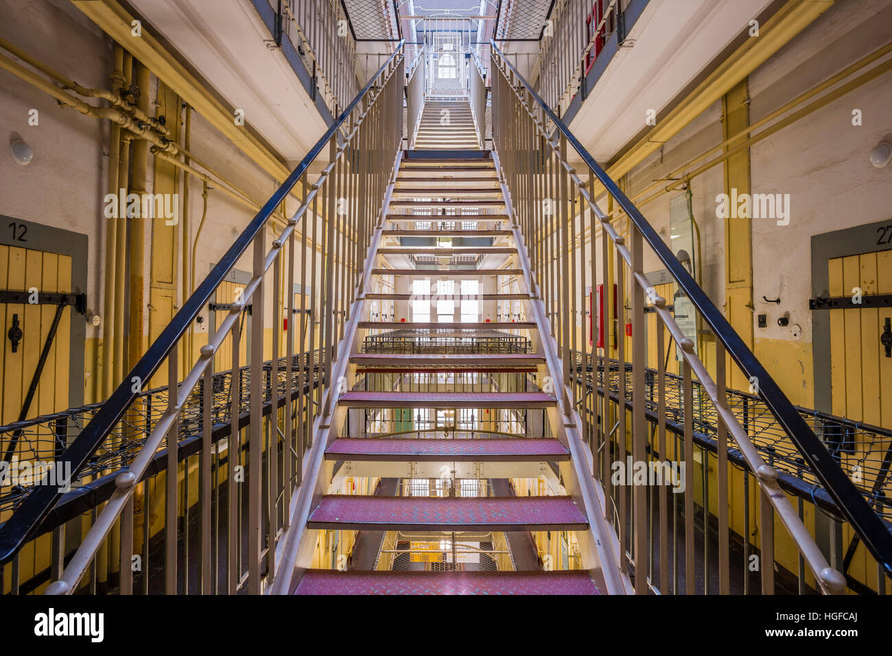 Bautzen carcere in Sassonia Foto Stock