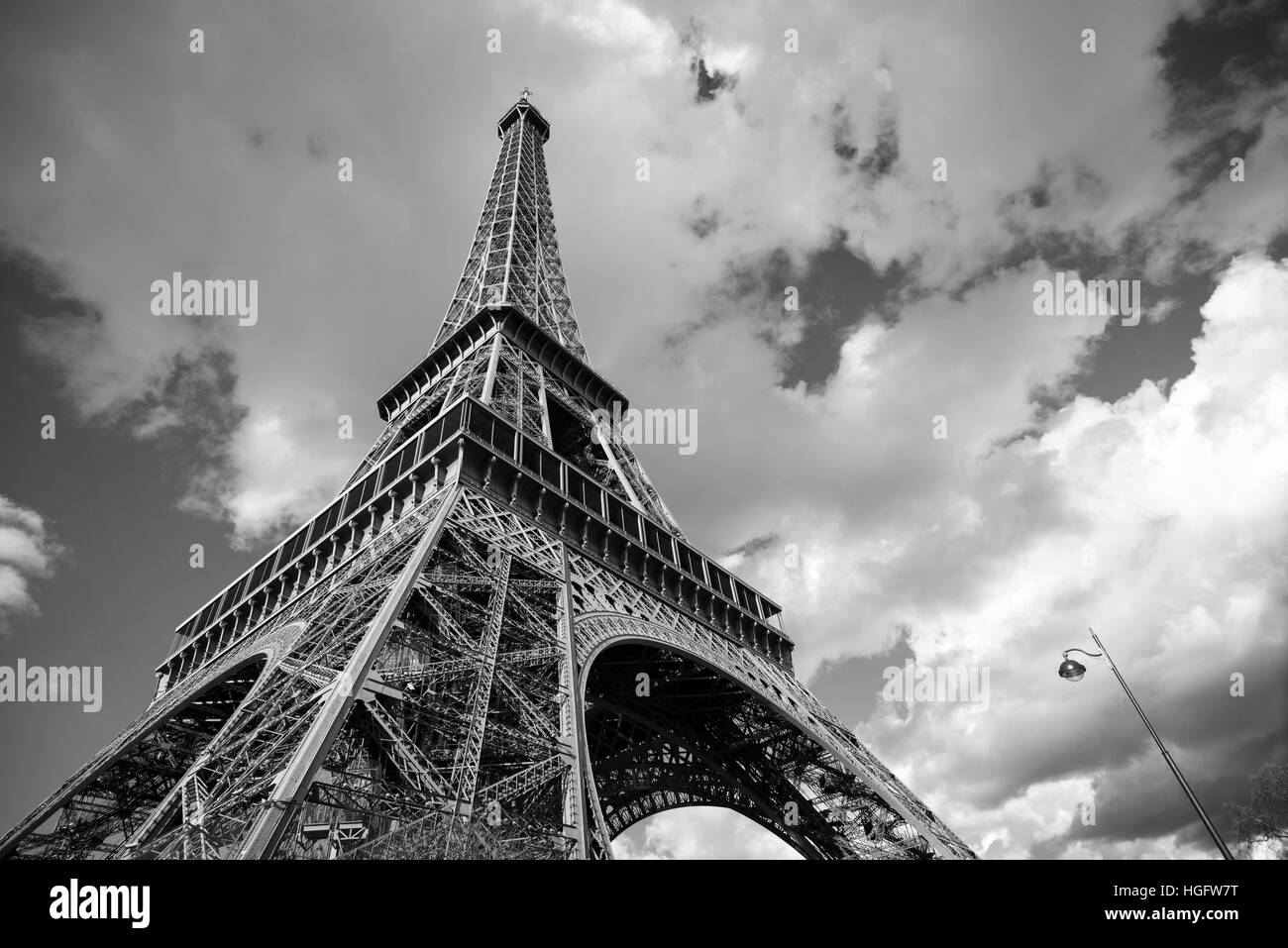 La torre Eiffel, Parigi Francia Foto Stock