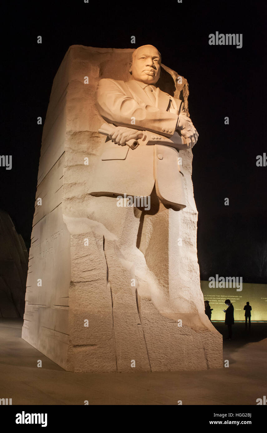 Martin Luther King Memorial, Washington, D.C. Foto Stock
