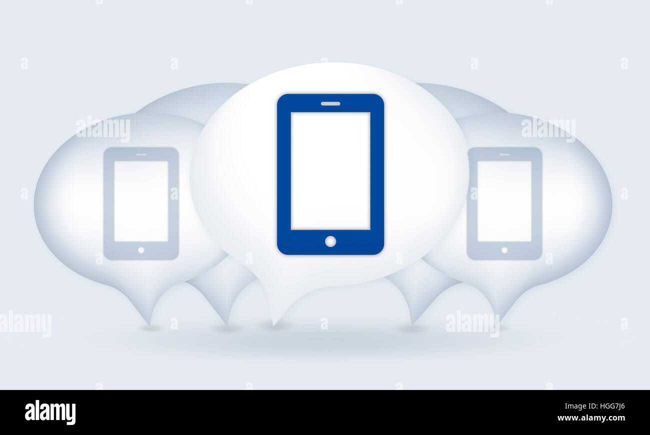 Tavoletta digitale la icona di dispositivo Concept Foto Stock