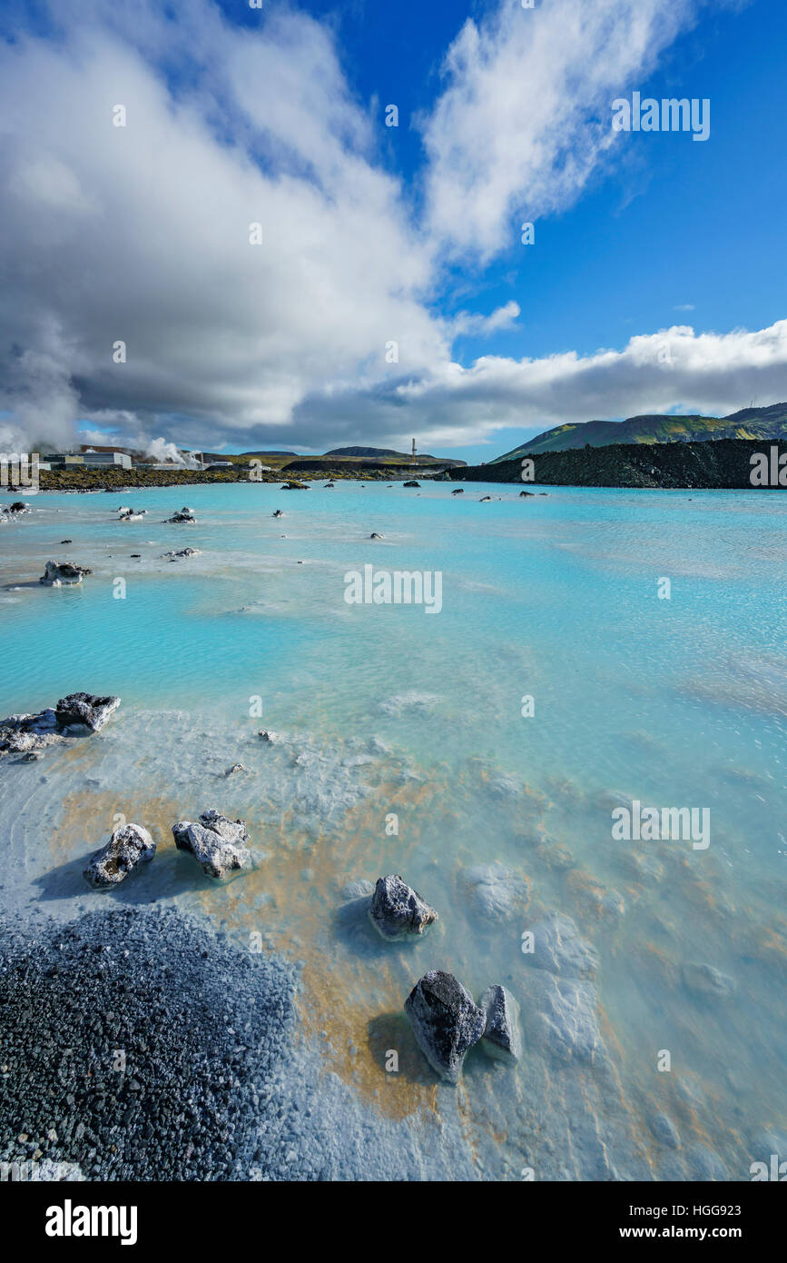 Area per la Laguna Blu, Islanda Foto Stock