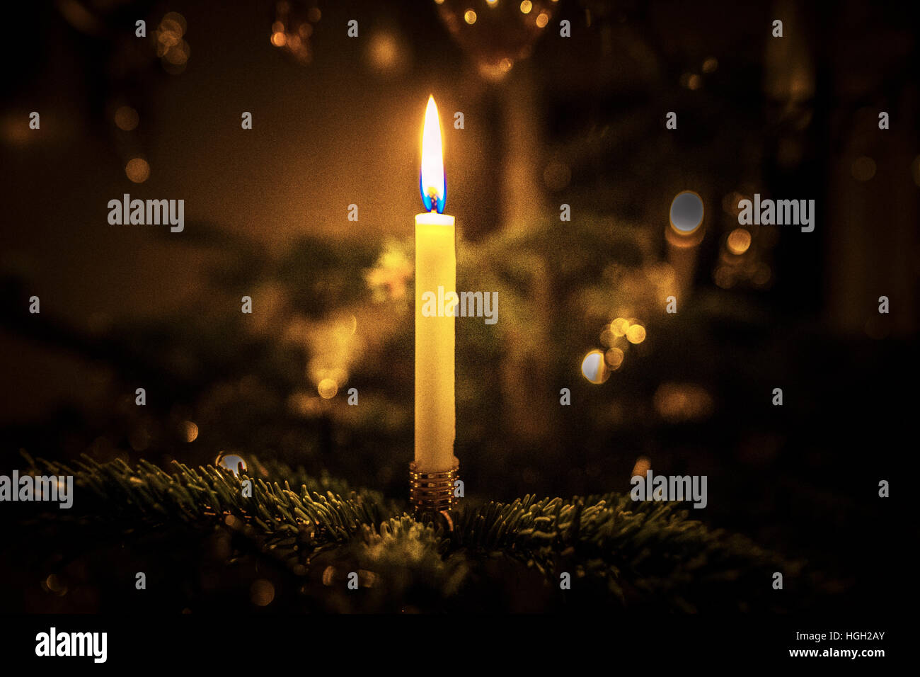 Decorazione di natale. Girato in Danimarca Foto Stock