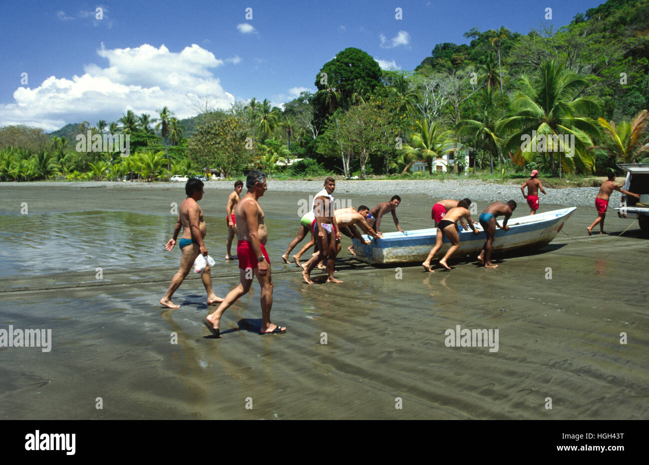 Playa Jaco, Central Pacific Coast, Costa Rica, America Centrale Foto Stock