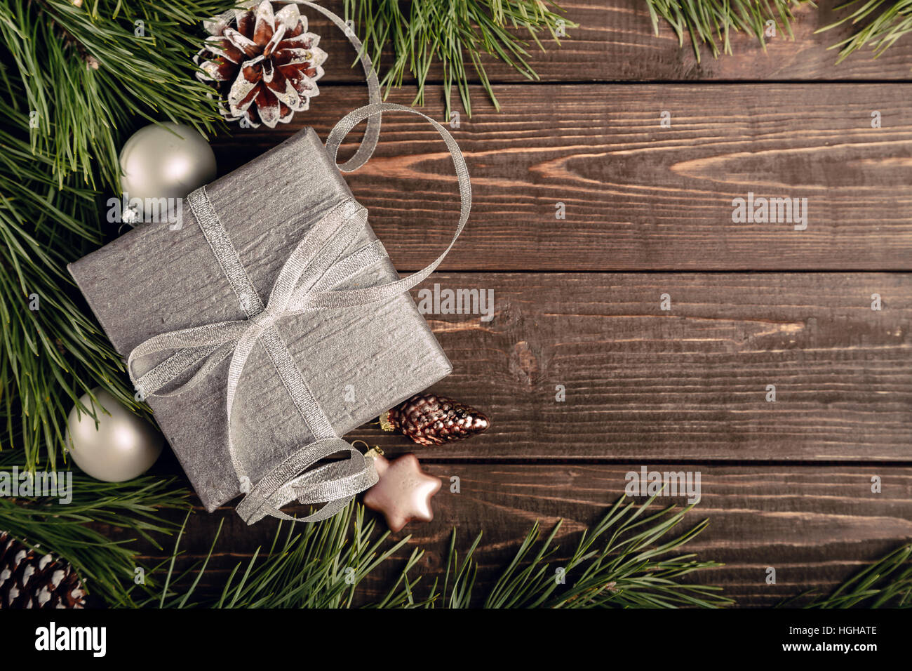 Natale sfondo di preparazione Foto Stock