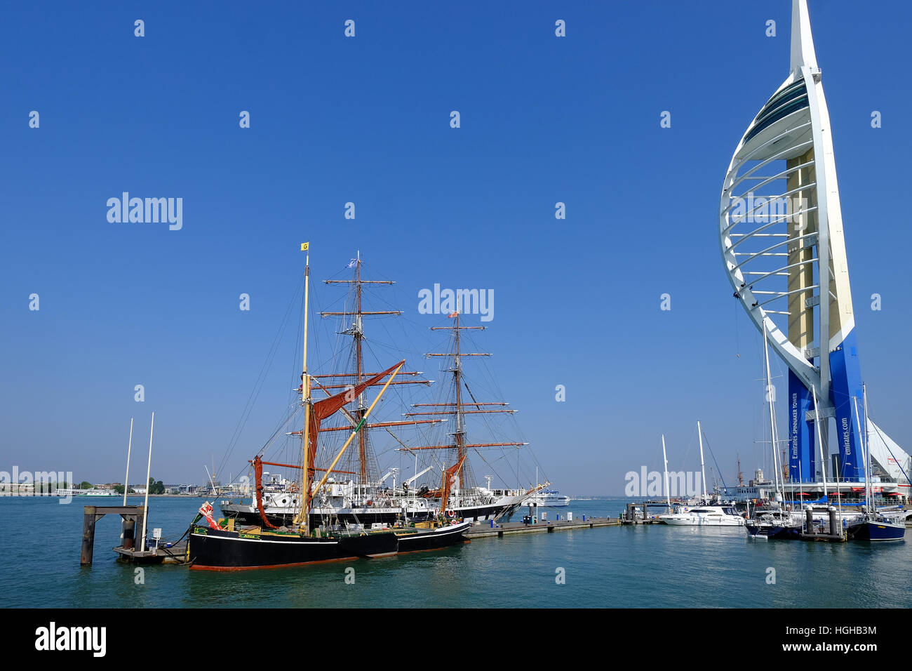 Emirates Spinnaker Tower di Portsmouth Hampshire Foto Stock