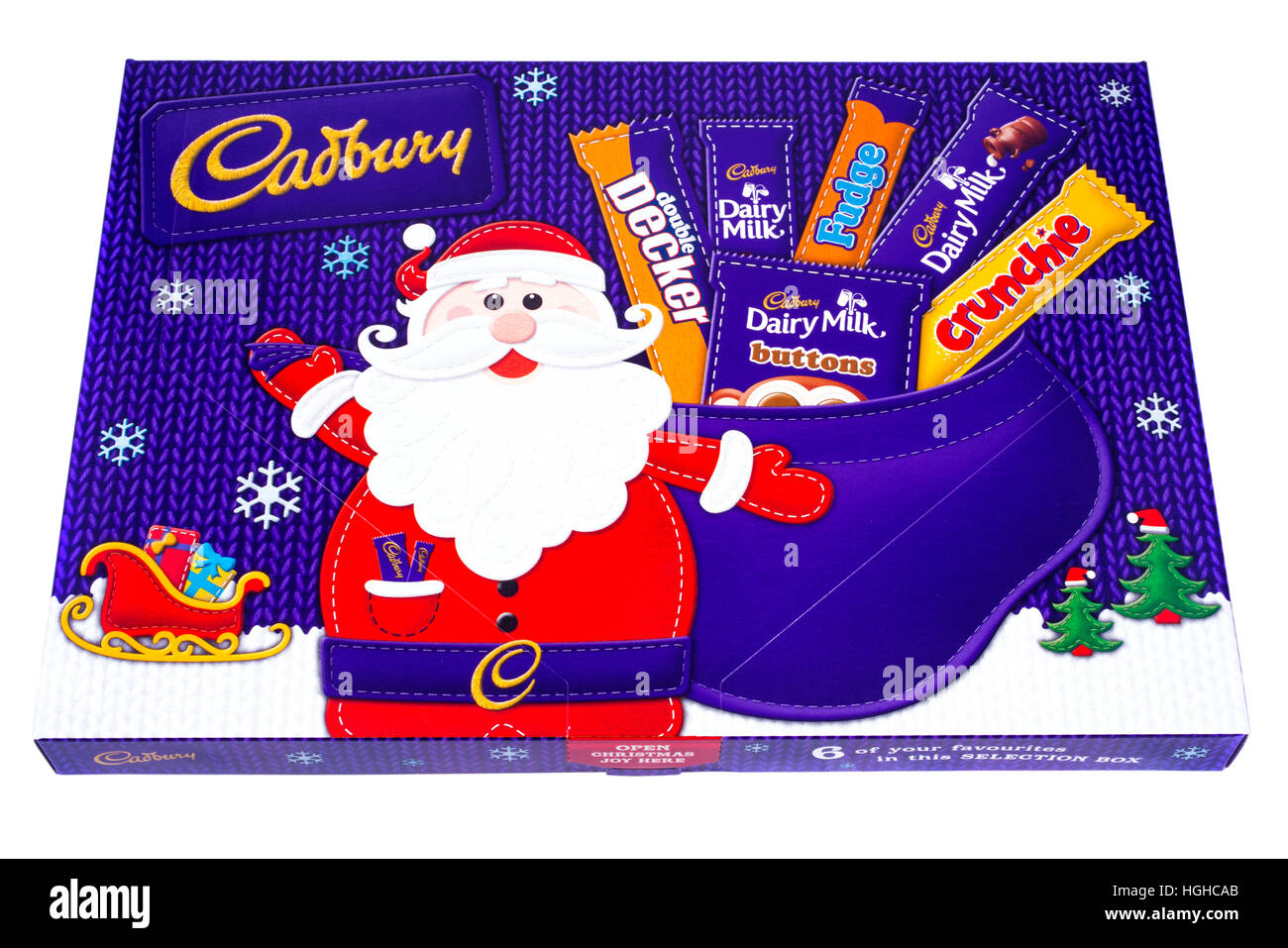 LONDON, Regno Unito - 4° gennaio 2017: un studio shot di Cadbury Natale casella di selezione su un semplice sfondo bianco, il 4 gennaio 2017. Foto Stock LONDON, Regno Unito - 4° gennaio 2017: un studio shot di Cadbury Natale casella di selezione su un semplice sfondo bianco, il 4 gennaio 2017. Foto Stock