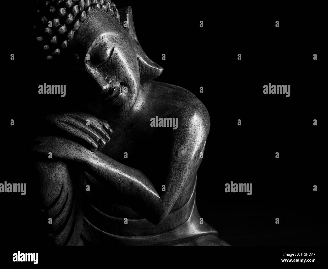 Scultura di Buddha 佛/像/佛像 Foto Stock