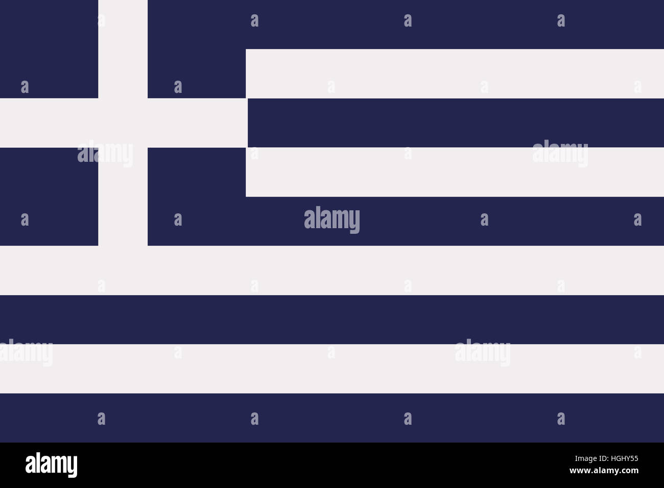 Bandierina della Grecia Foto Stock