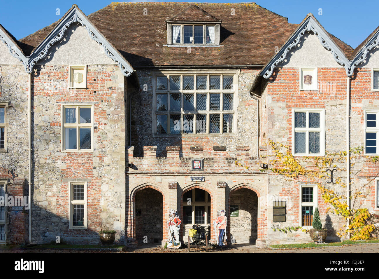 I fucili Berkshire e Wiltshire Museum, Cattedrale vicino, Salisbury, Wiltshire, Inghilterra, Regno Unito Foto Stock