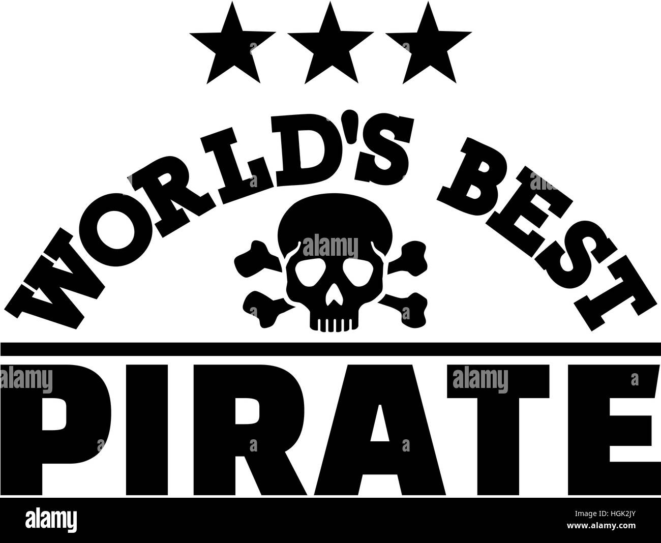 I migliori del mondo pirata Foto Stock