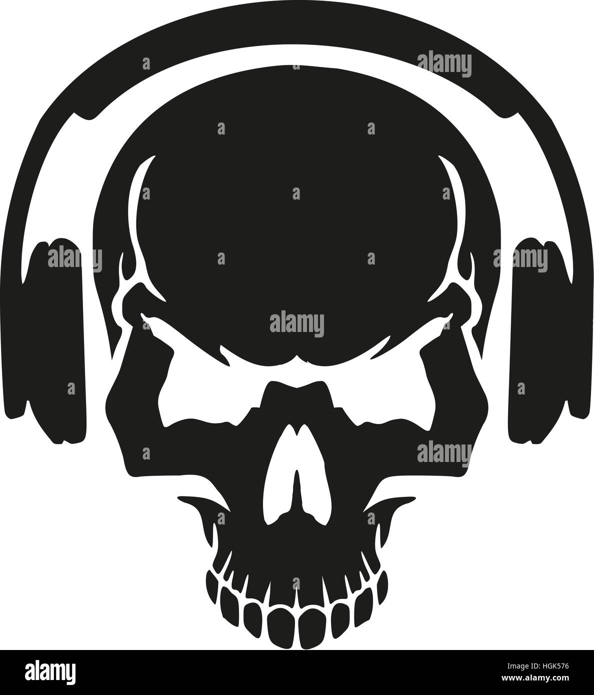 Skull headphones immagini e fotografie stock ad alta risoluzione - Alamy