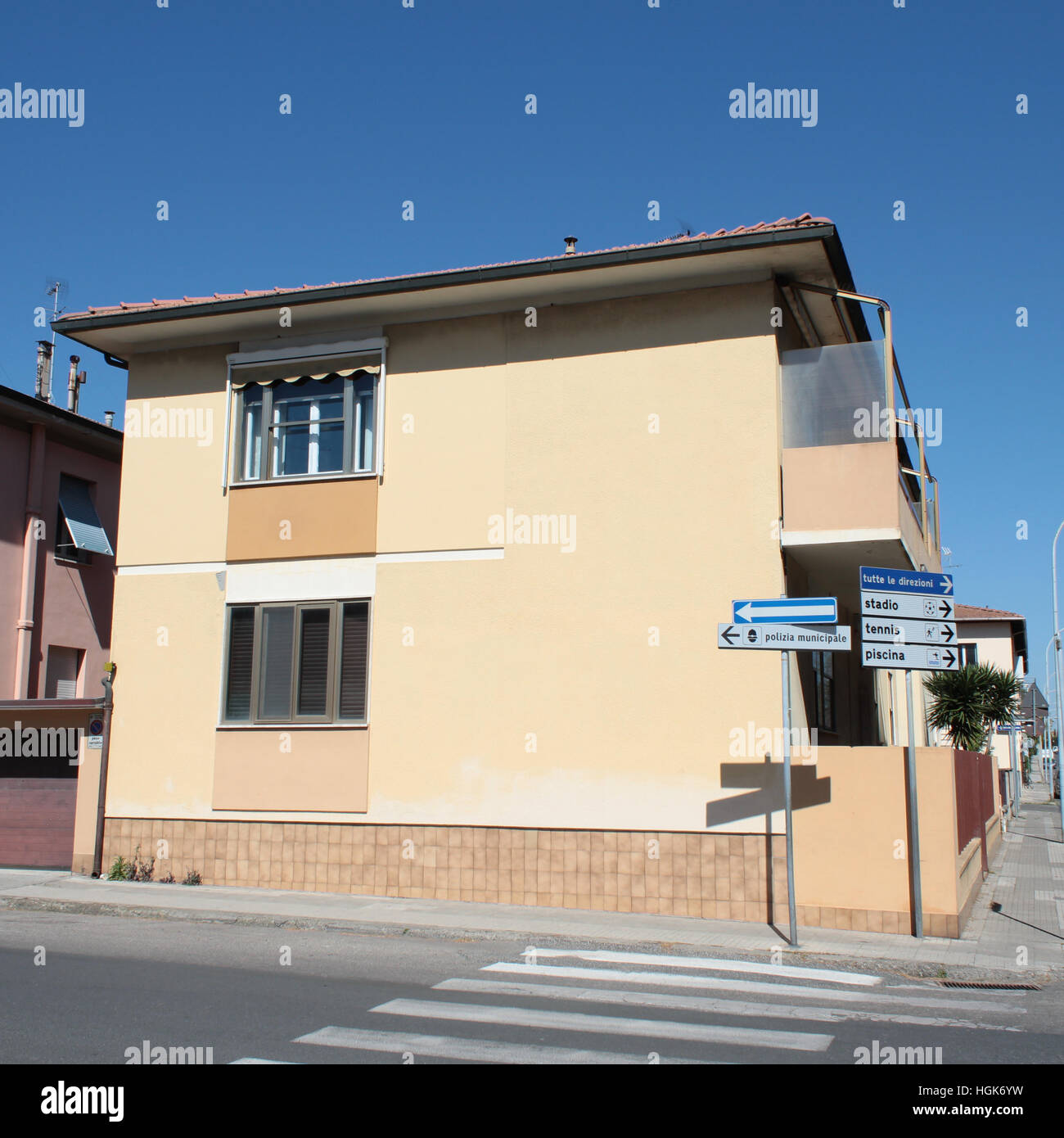 Casa in Cecina, Toscana, Italia, 2015. Foto Stock